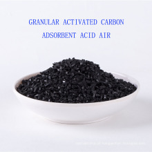 Ácido ácido granulado adsorvido de carvão activado impregnado com hidróxido de potássio